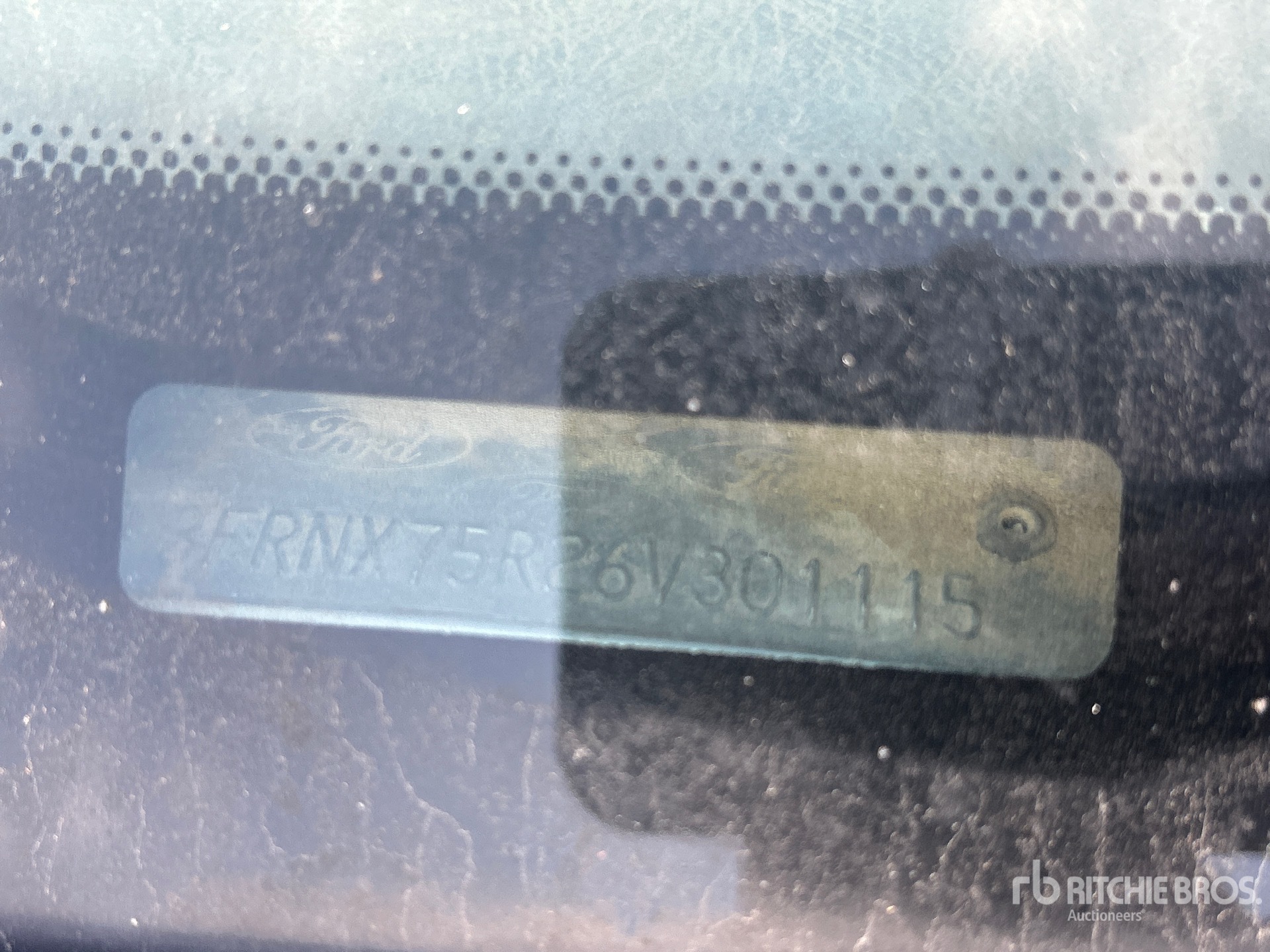 General Appearance with Frame Stamp Serial Number/VIN Photo