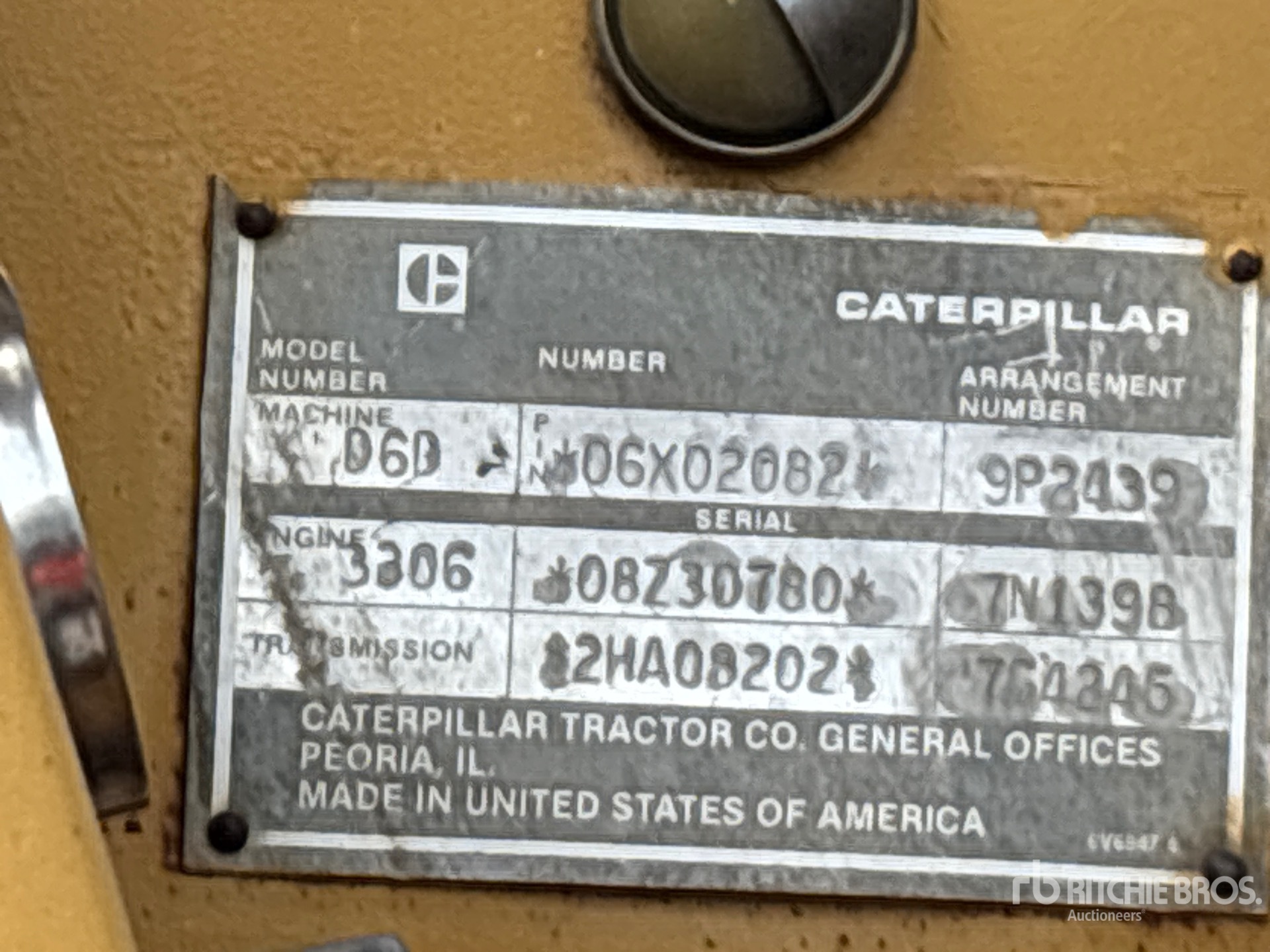 TOPADOR FRONTAL 1985 CATERPILLAR D6DLGP