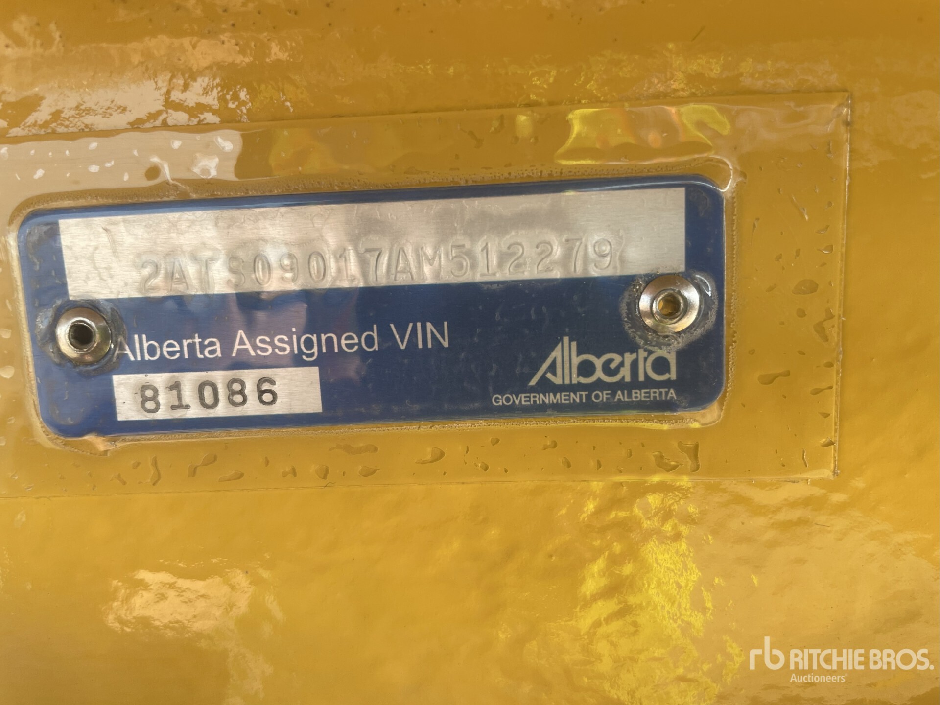 General Appearance with N.º de serie/VIN