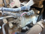 Engine with A/C Compressor