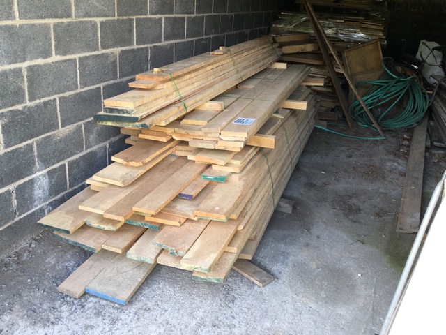 Pallet of Oak Planking