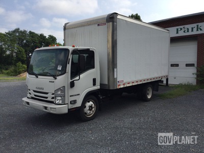 2018 Isuzu NPR HD Van Truck