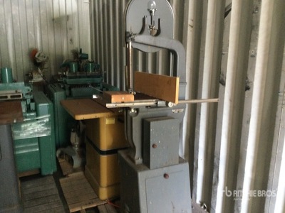 Assorted Woodworking Equipment w/Shipping Container