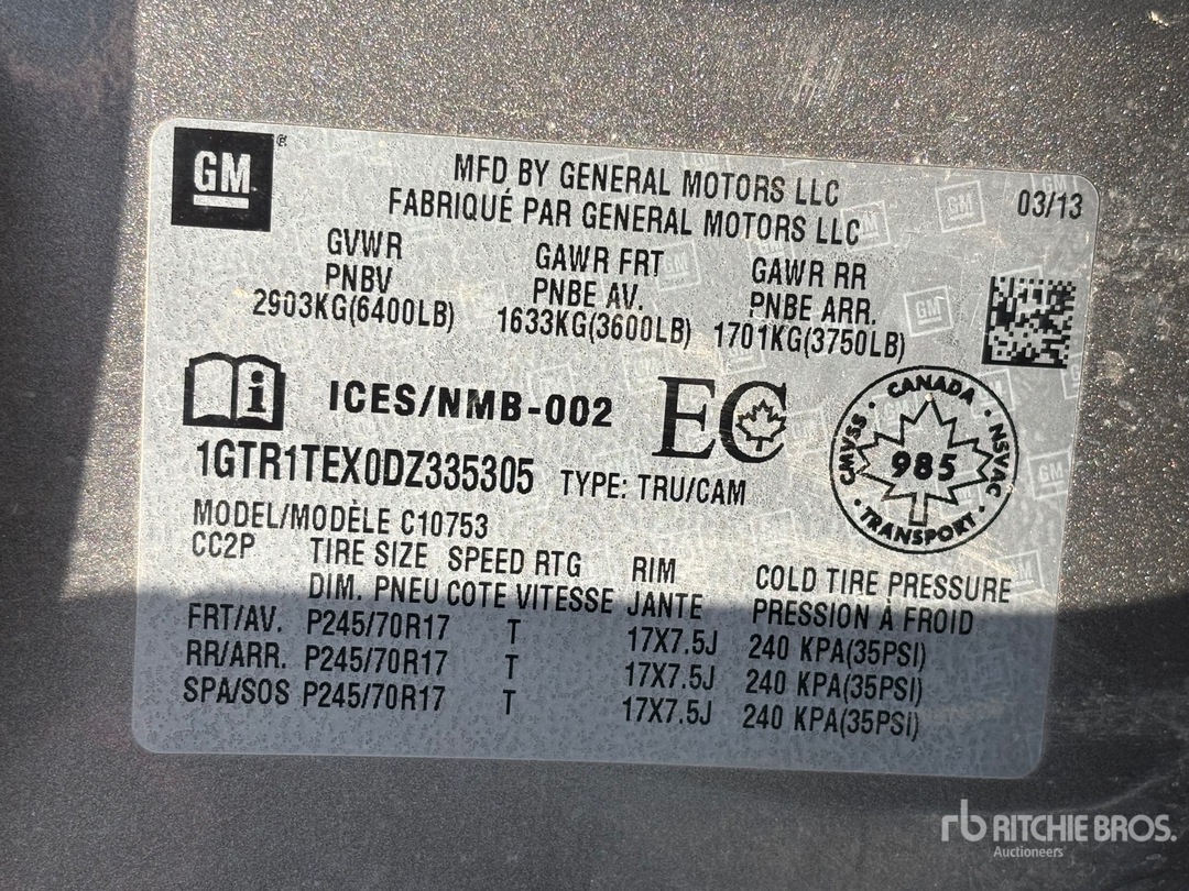General Appearance with Second Serial Number/VIN Photo