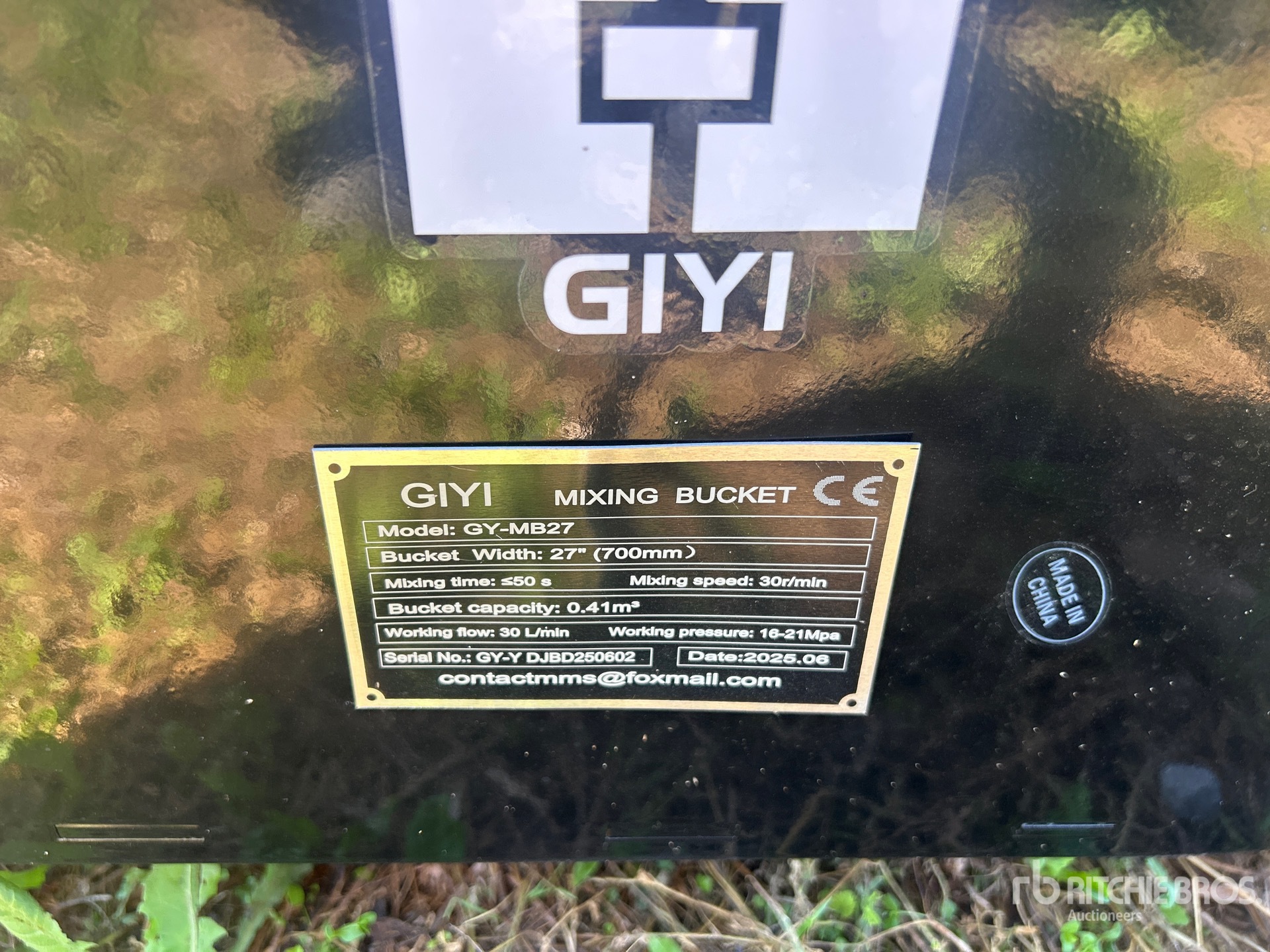 General Appearance with N.º de serie/VIN