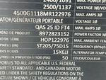 General Appearance with Unit Serial Number