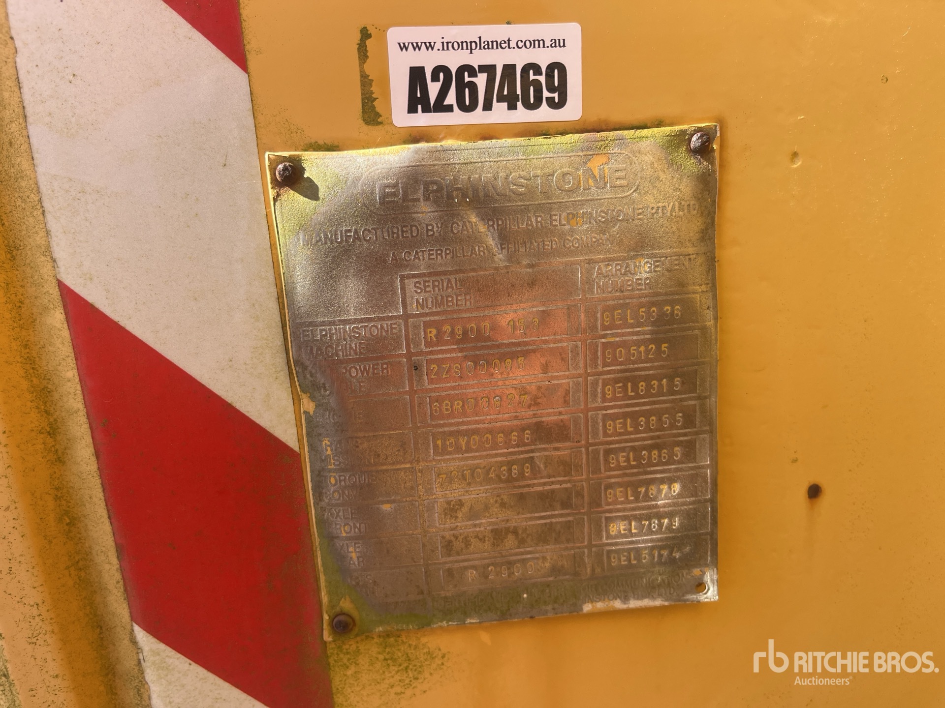 General Appearance with N.º de serie/VIN