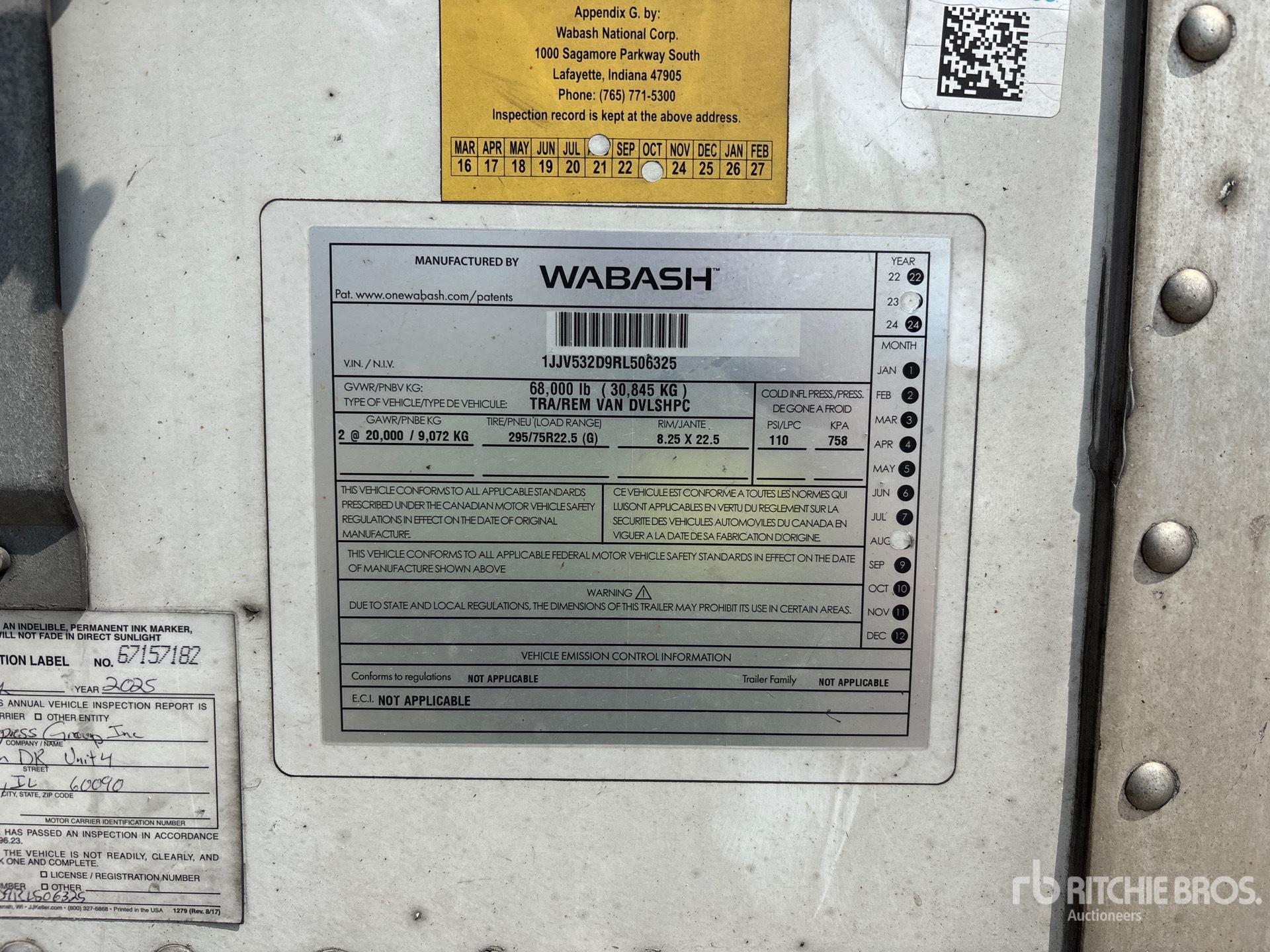 General Appearance with Seriennummer / FIN