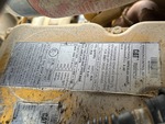 Engine with Emission Label