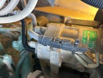 Engine with A/C Compressor