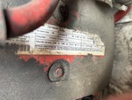Engine with Emission Label
