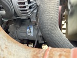 Engine with A/C Compressor