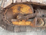 Undercarriage with Left Track Tensioner