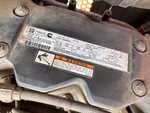 Engine with Emission Label