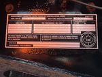 General Appearance with Numéro de série/Numéro d'identification du véhicule automobile