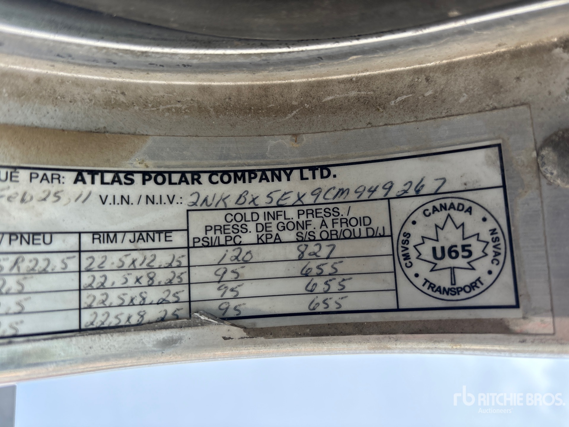 General Appearance with Second Serial Number/VIN Photo