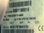 General Appearance with Refrigeration Unit Serial Number
