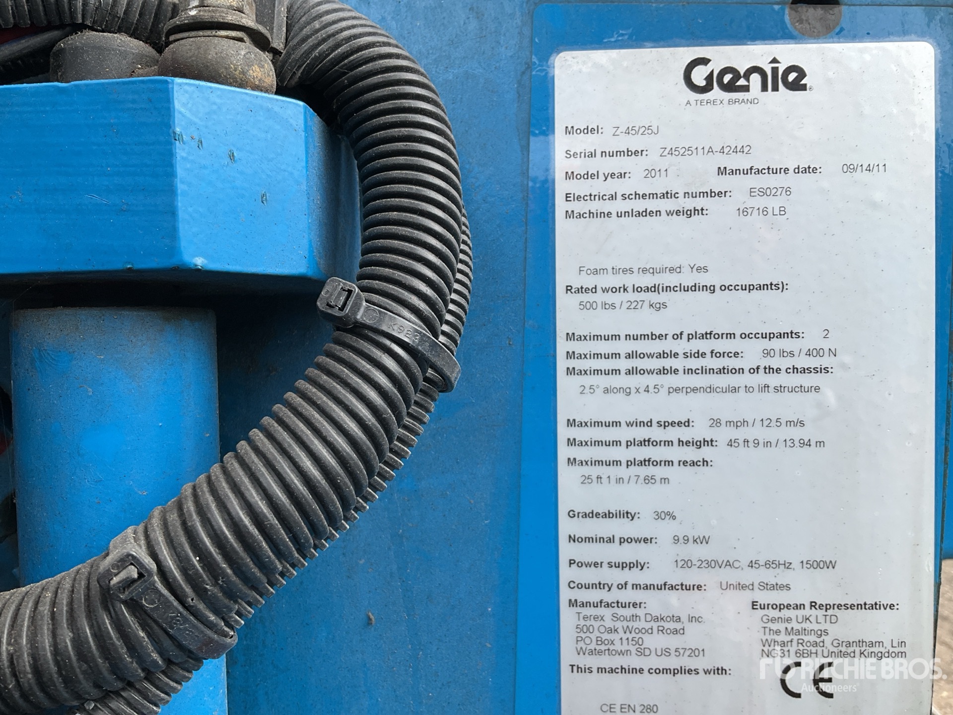 General Appearance with Numéro de série/Numéro d'identification du véhicule automobile