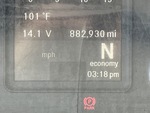 General Appearance with Hour Meter / Odometer