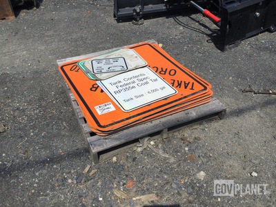Lot of Construction Signs