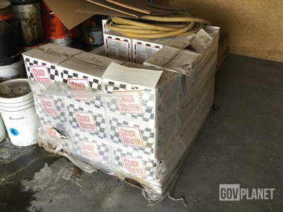 Pallet of Crack Master w/Buckets