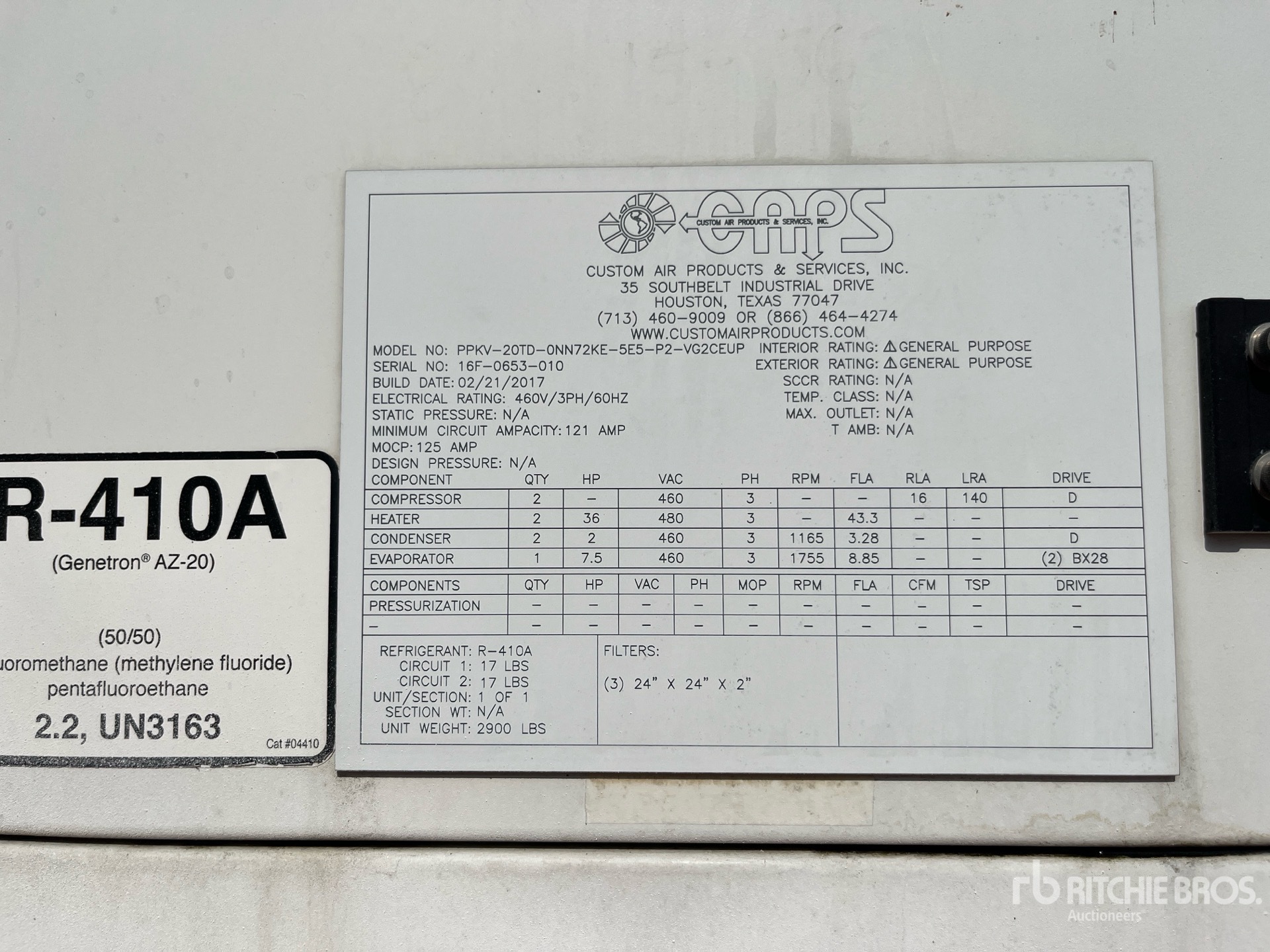 General Appearance with Numéro de série/Numéro d'identification du véhicule automobile