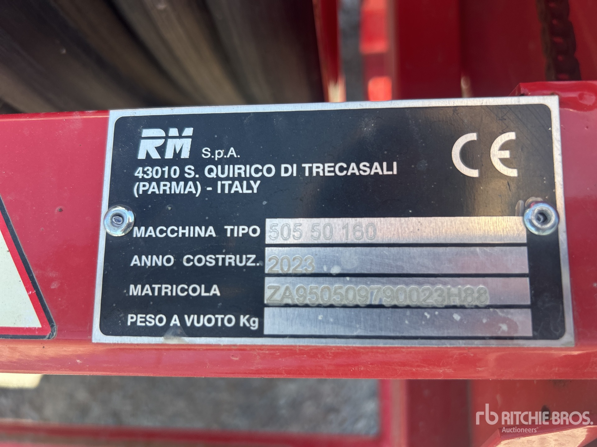 General Appearance with Numero seriale/numero d’identificazione del veicolo (VIN)