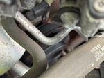 Engine with A/C Compressor