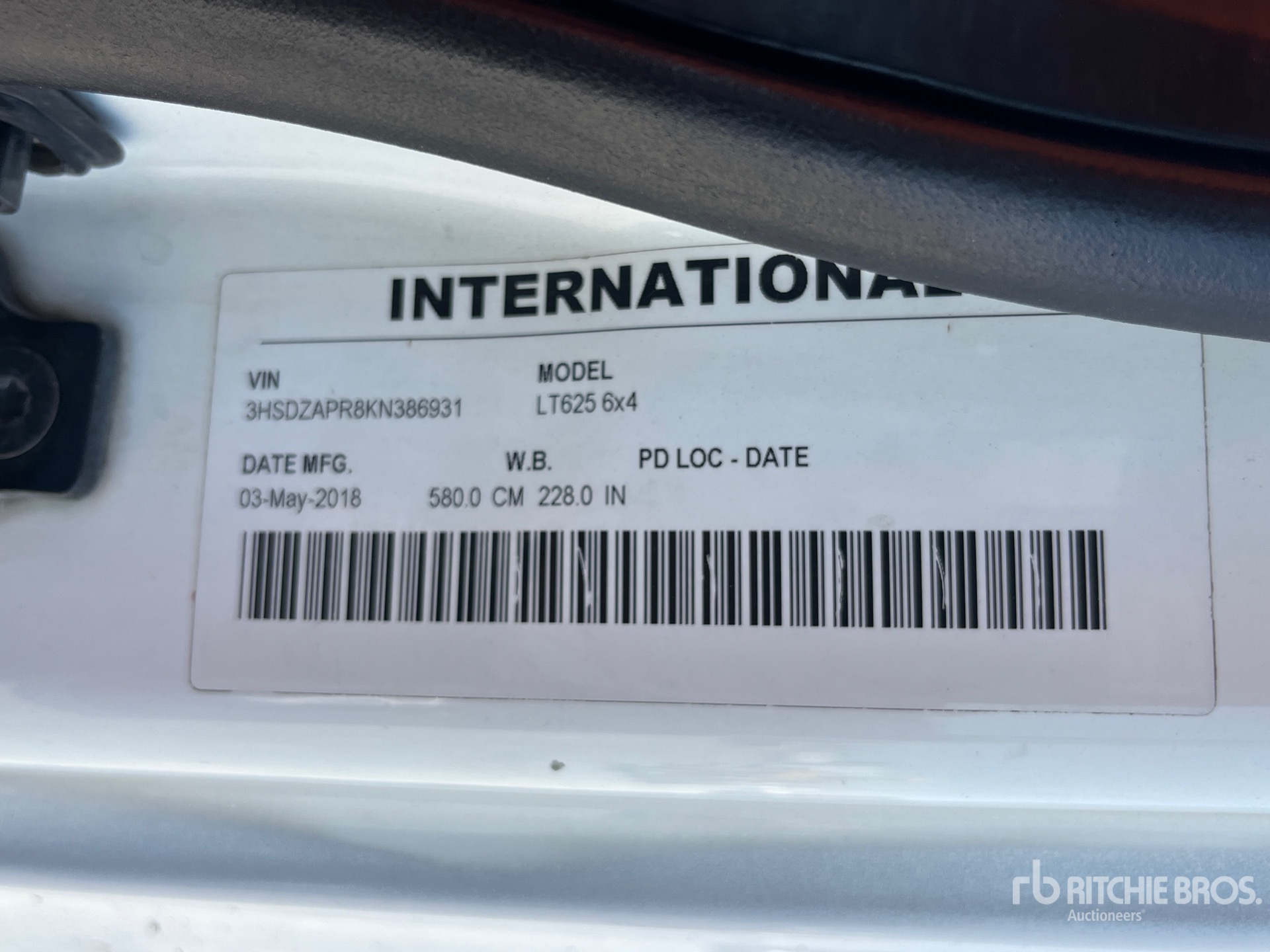 General Appearance with Numéro de série/Numéro d'identification du véhicule automobile