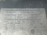 General Appearance with Numer seryjny/numer identyfikacyjny pojazdu