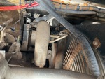Engine with A/C Compressor