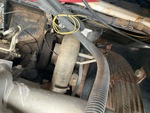 Engine with A/C Compressor