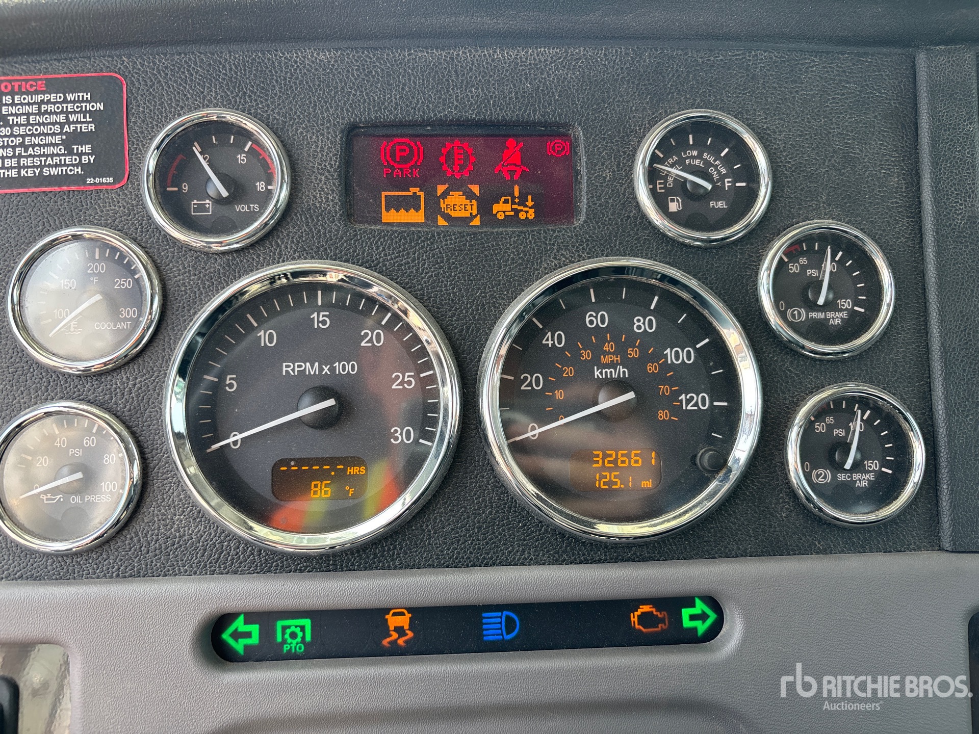 General Appearance with Hour Meter / Odometer