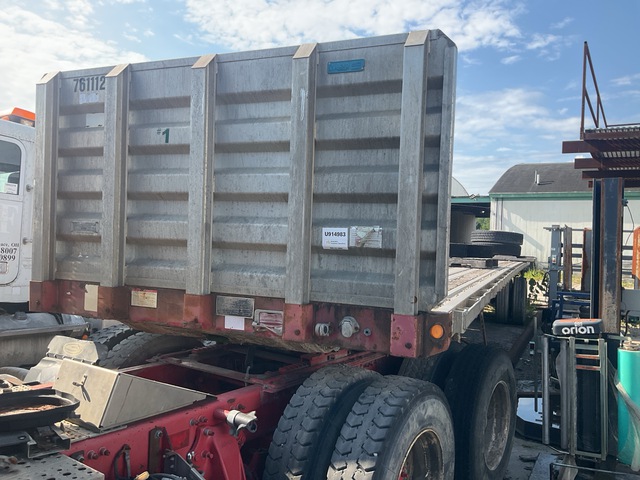 2001 Great Dane GPLS245 48 ft T/A Flatbed Trailer