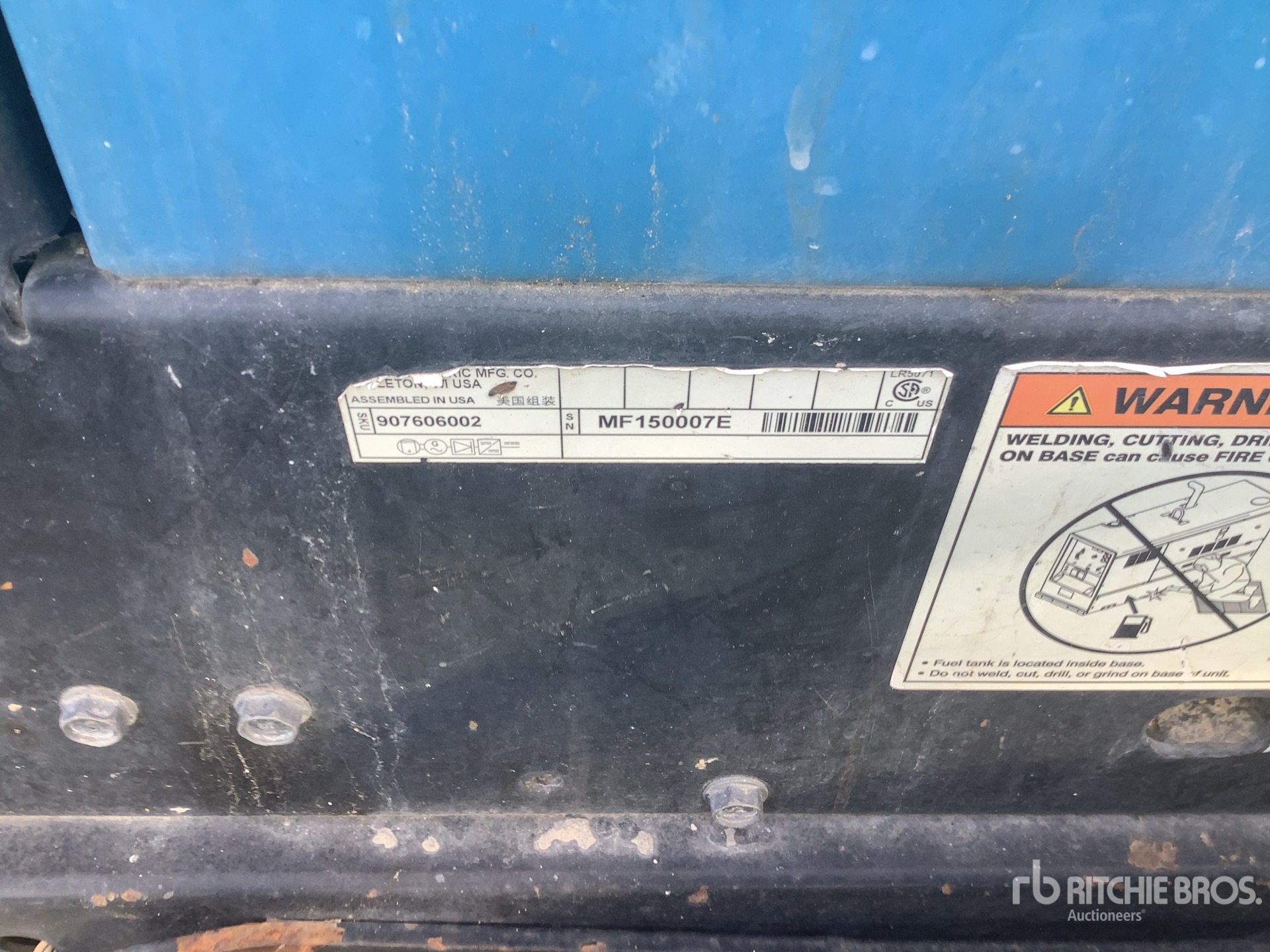 General Appearance with Unit Serial Number