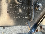 General Appearance with Second Serial Number/VIN Photo