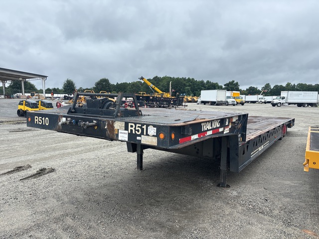 2016 Trail King TK80HT 50000 lb 48 ft T/A Hydraulic Tail Trailer