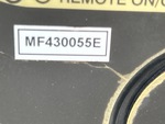 General Appearance with Unit Serial Number