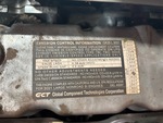 Engine with Emission Label