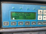 Upper Control Station with Hour Meter Reading