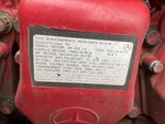 Engine with Emission Label