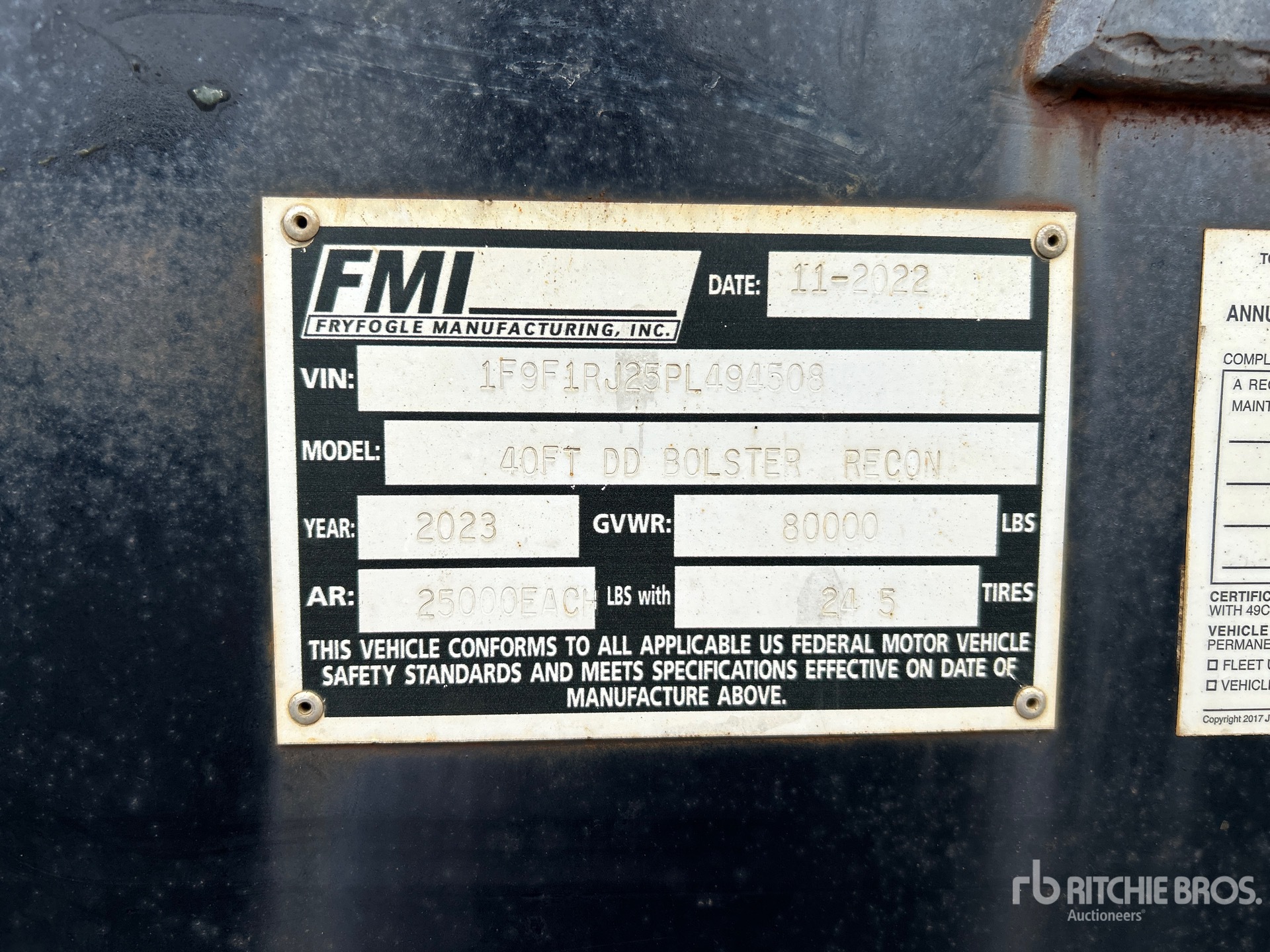 General Appearance with Numéro de série/Numéro d'identification du véhicule automobile