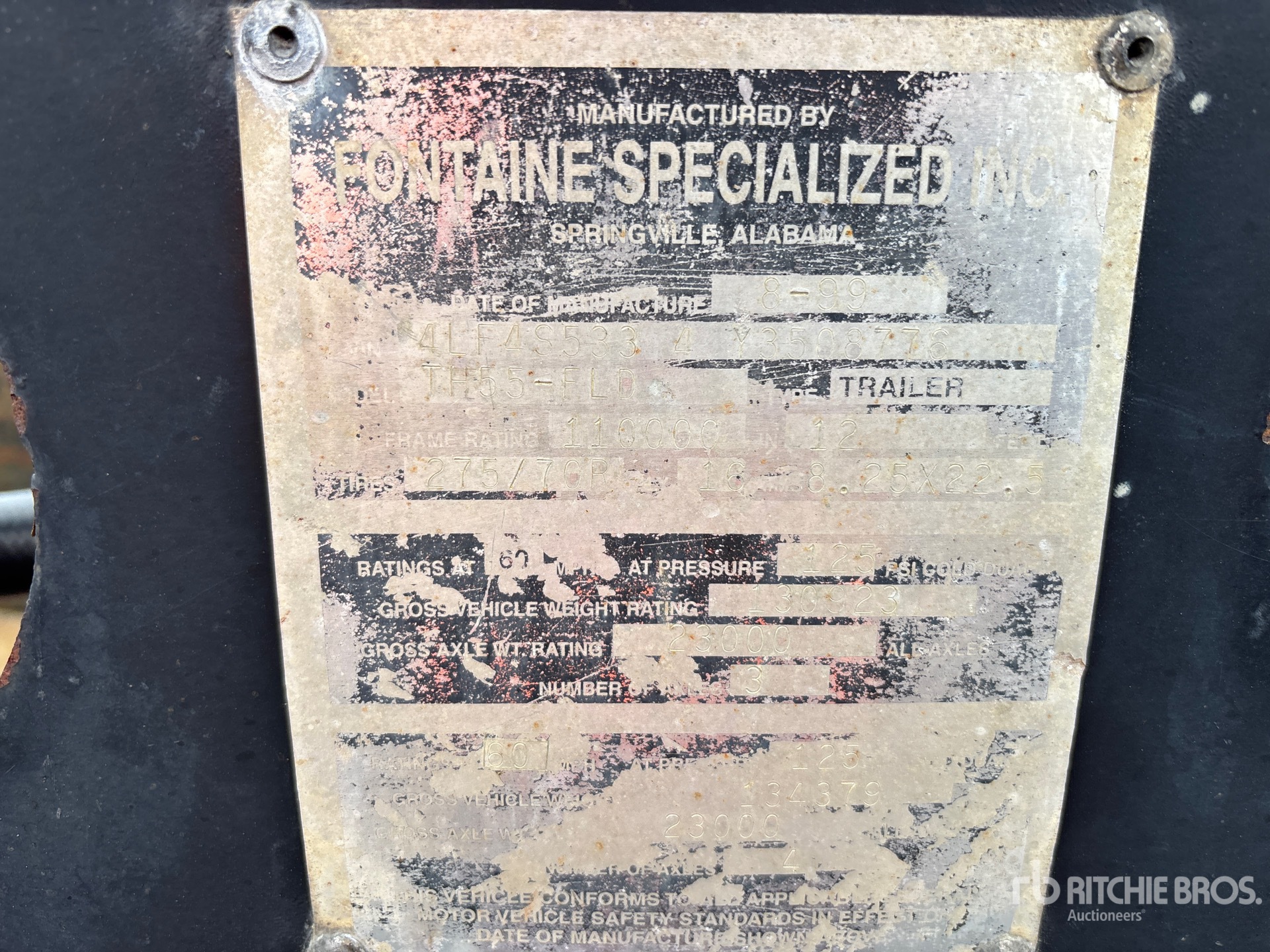 General Appearance with Numéro de série/Numéro d'identification du véhicule automobile