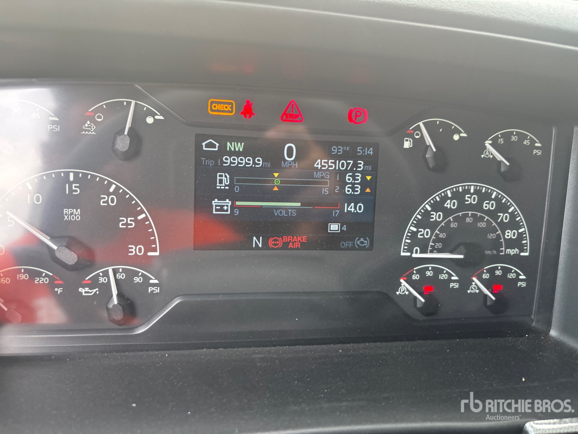 General Appearance with Hour Meter / Odometer