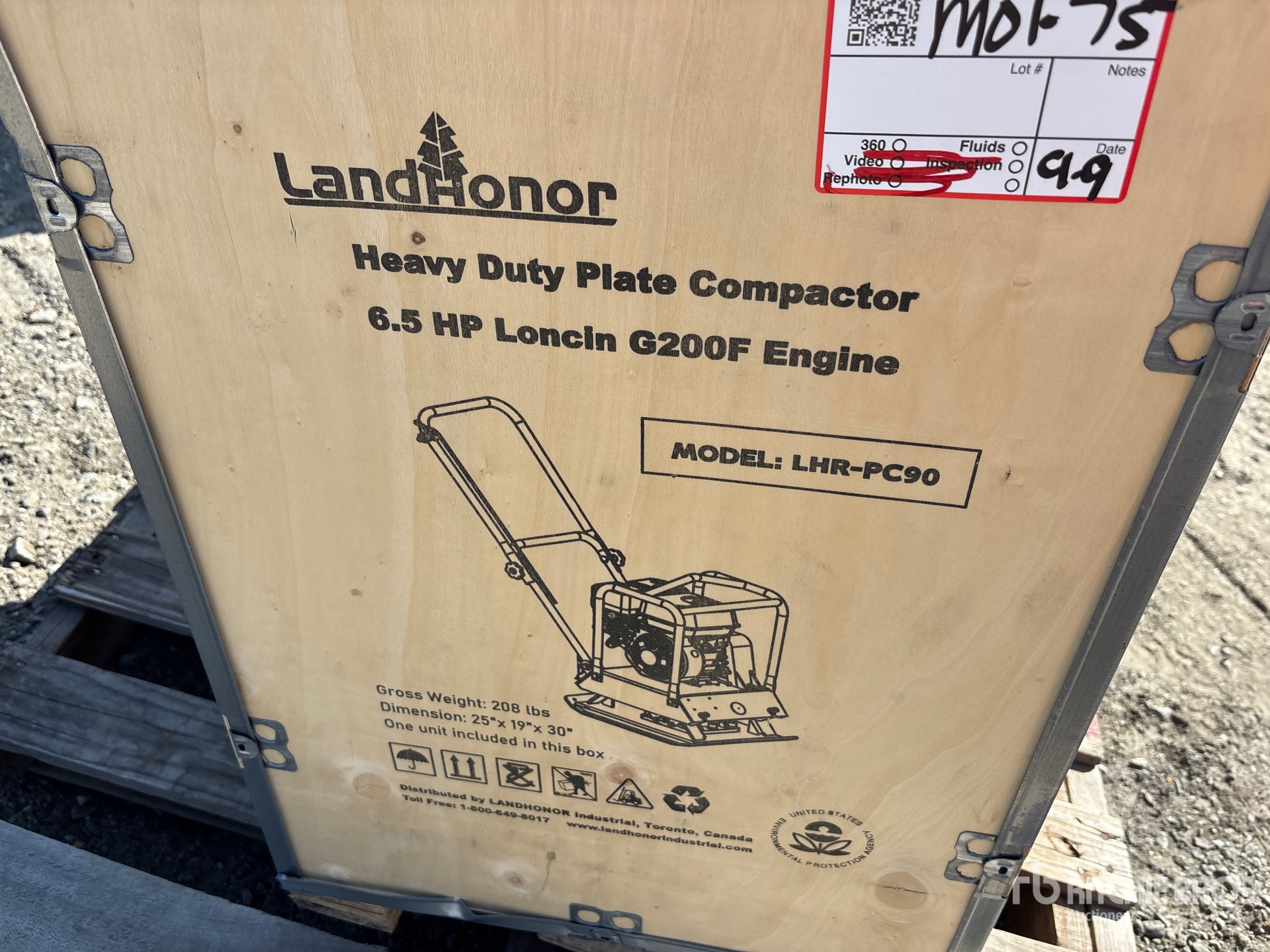 General Appearance with Picture, Right Front Corner