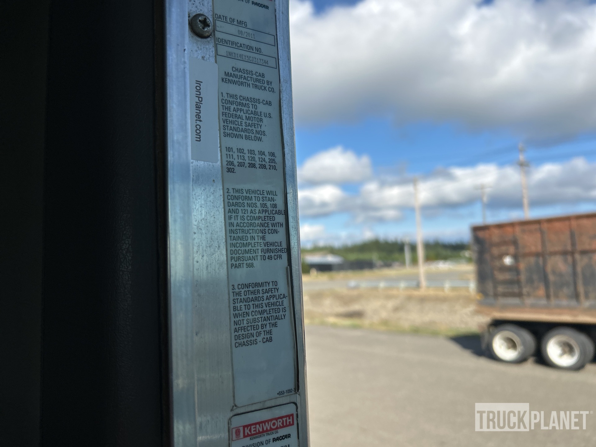 2012 Kenworth T800