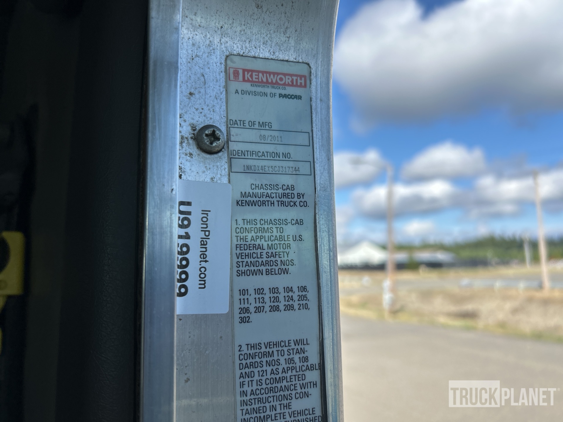 2012 Kenworth T800