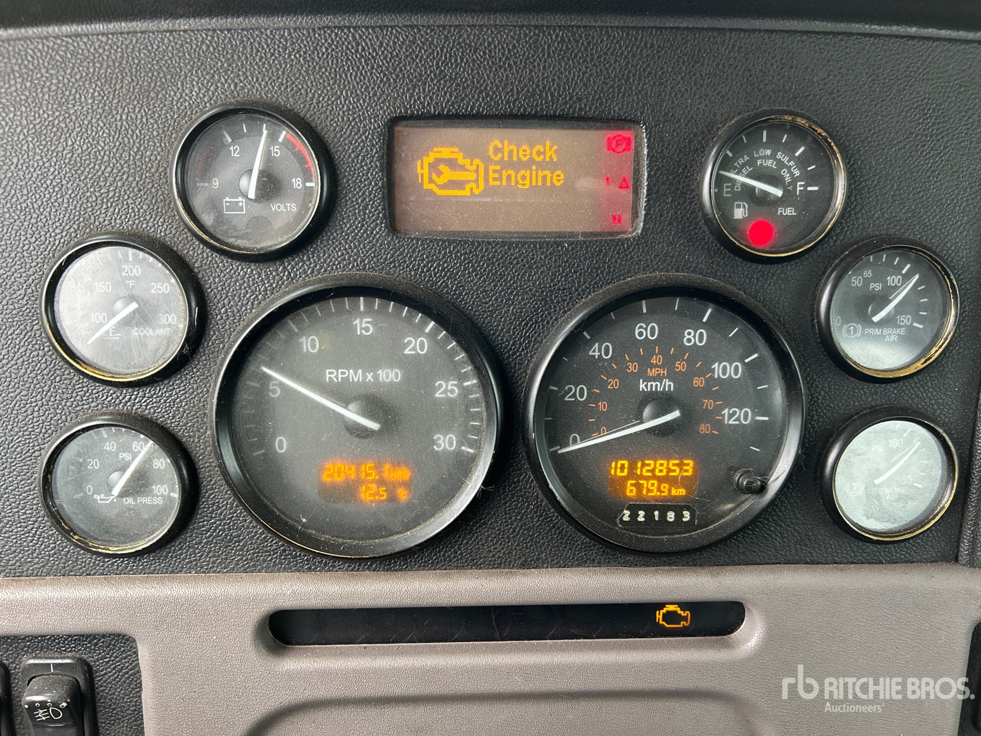 General Appearance with Hour Meter / Odometer