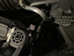 Engine with A/C Compressor