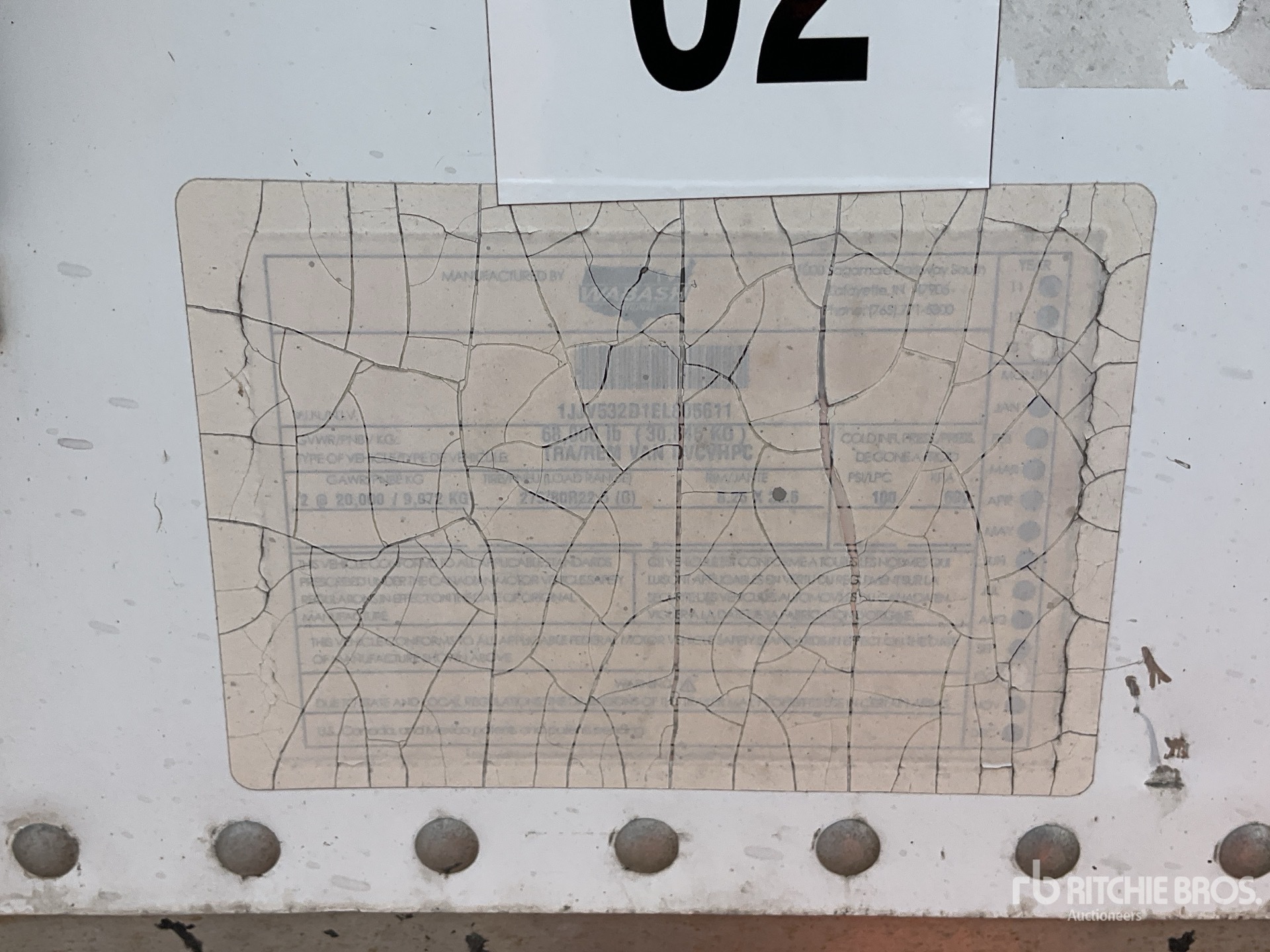 General Appearance with Numéro de série/Numéro d'identification du véhicule automobile